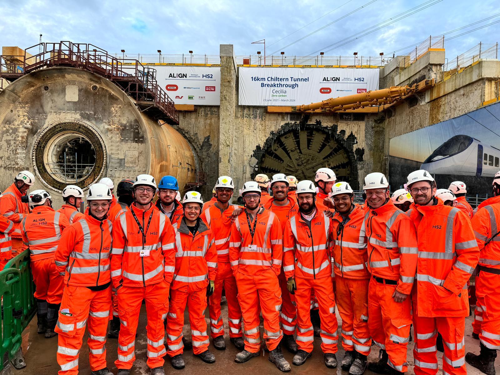 HS2’s Tunnelling Boring Machine Completes 10-Mile Journey