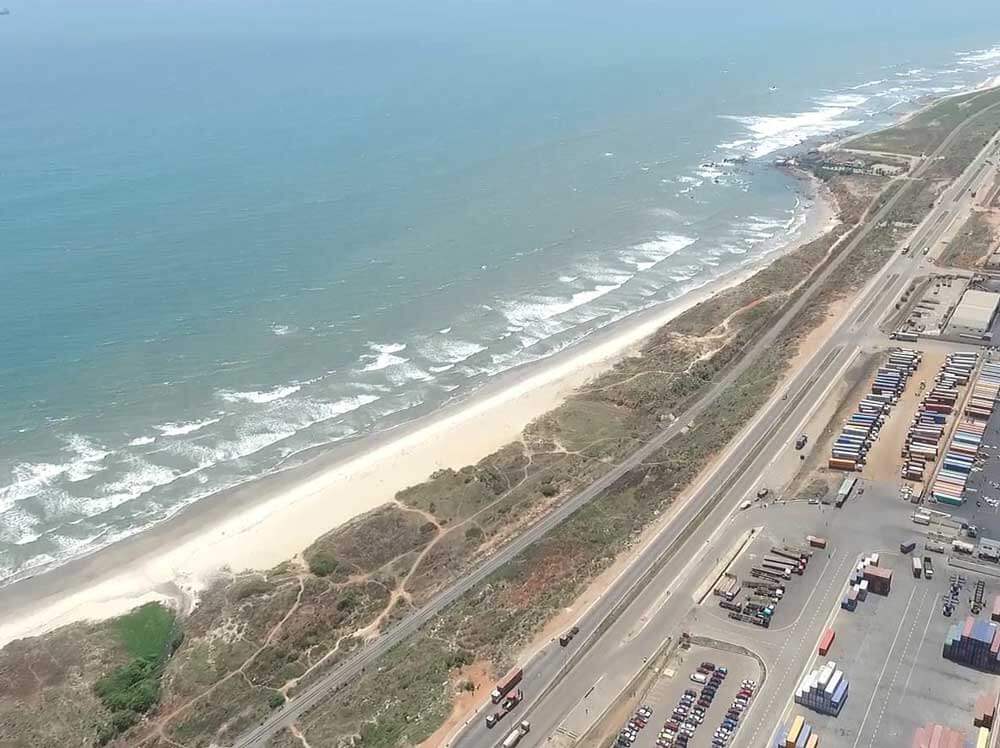 Beach Road junction, Tema port expansion, Ghana