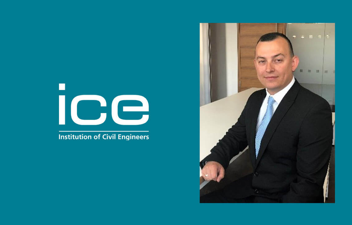 Marcin Tykocki achieves Chartered Engineer status through the Institution of Civil Engineers