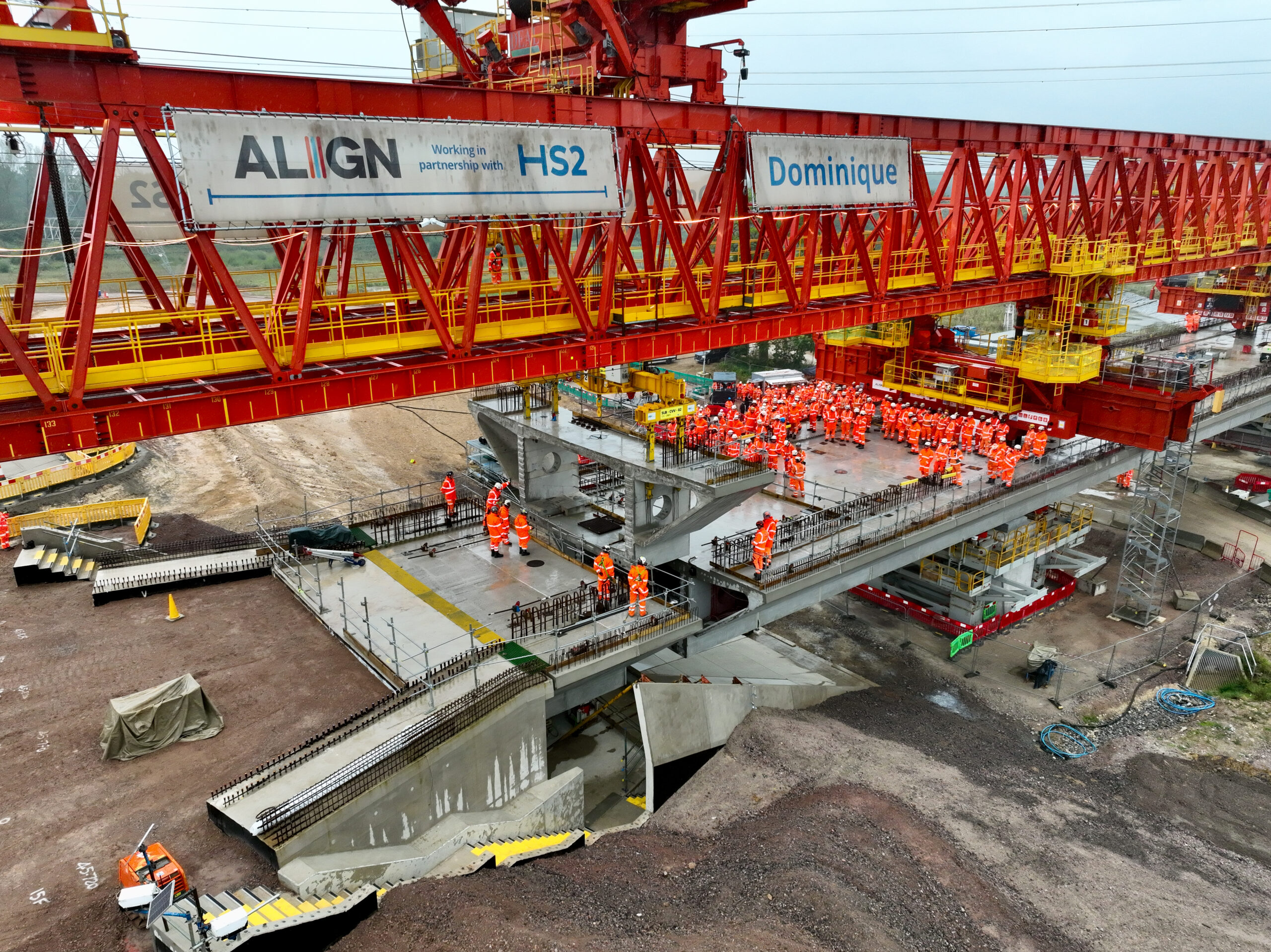 Colne Valley Viaduct’s Final Deck Segment Installed